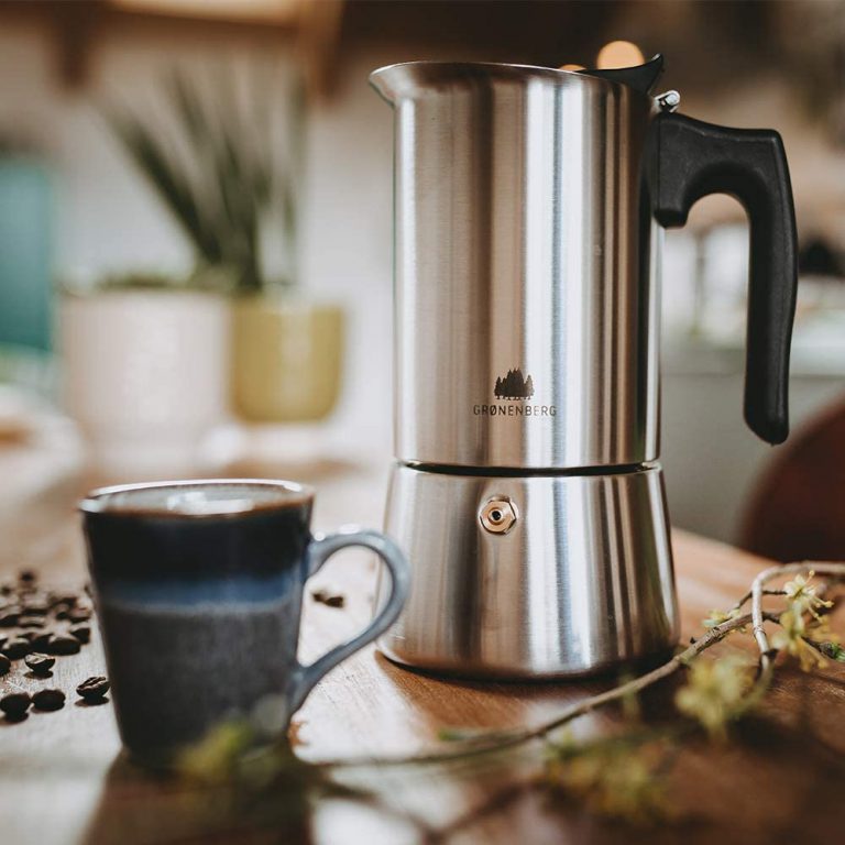 Groenenberg Espresso Maker Induction Hob 46 Cup StoveTop Coffee Maker The Van Cook